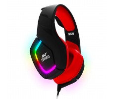Ant Esports H530 Multi-Platform Pro LED Gaming Headset – RGB ( Black - Red )